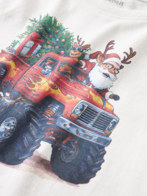 NAME IT Bluse Vosmas Cloud Dancer Santa